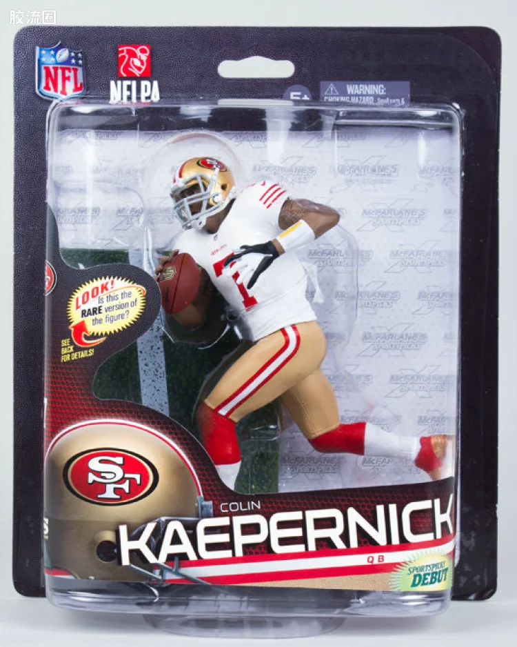 麦克法兰NFL美式足球系列玩具 特别版 COLIN KAEPERNICK EXCLUSIVE