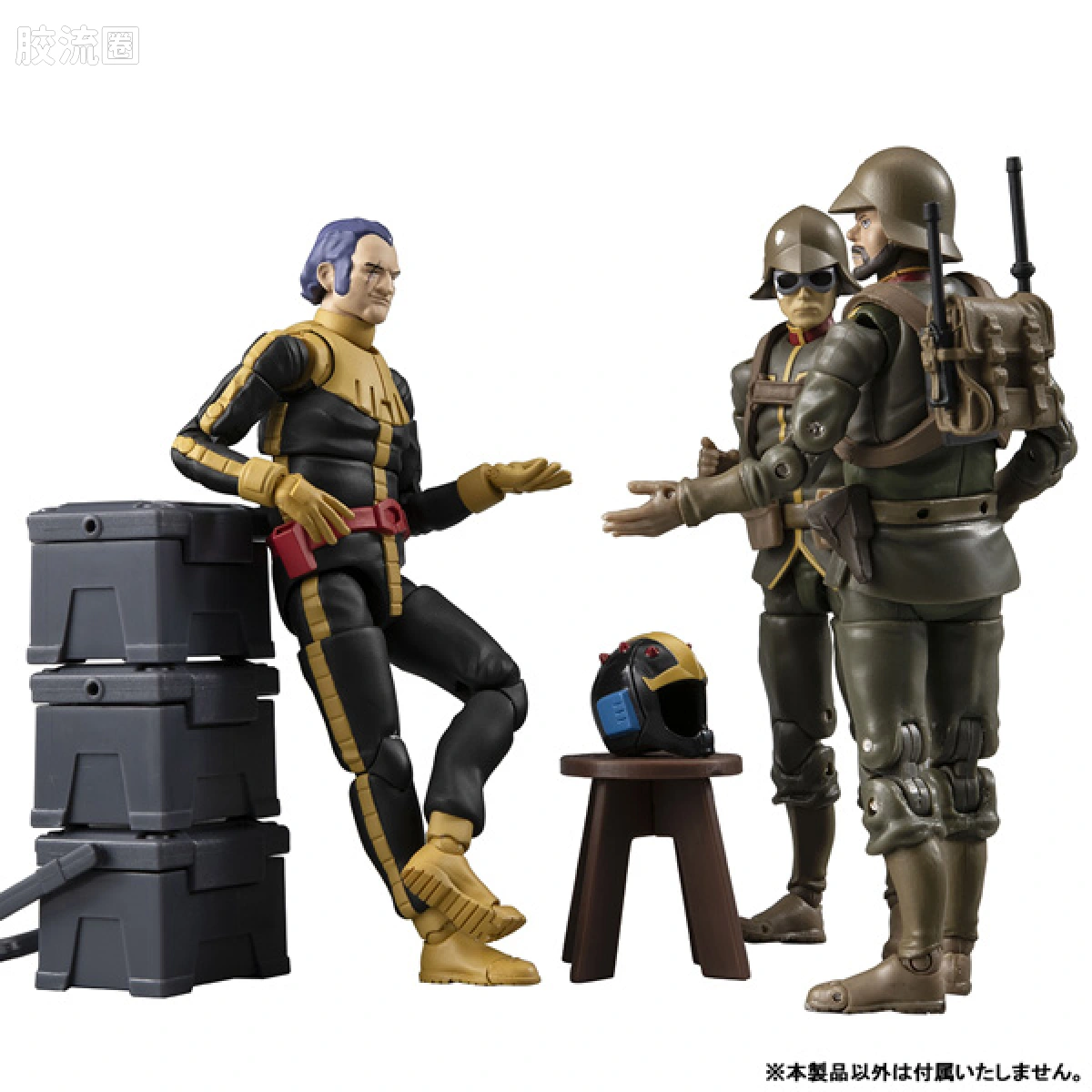 Mega House 手办系列 Gundam Military Generation COLLECTION 15 吉翁公国军 黑色三连星 马修 标准服Ver. - 图片