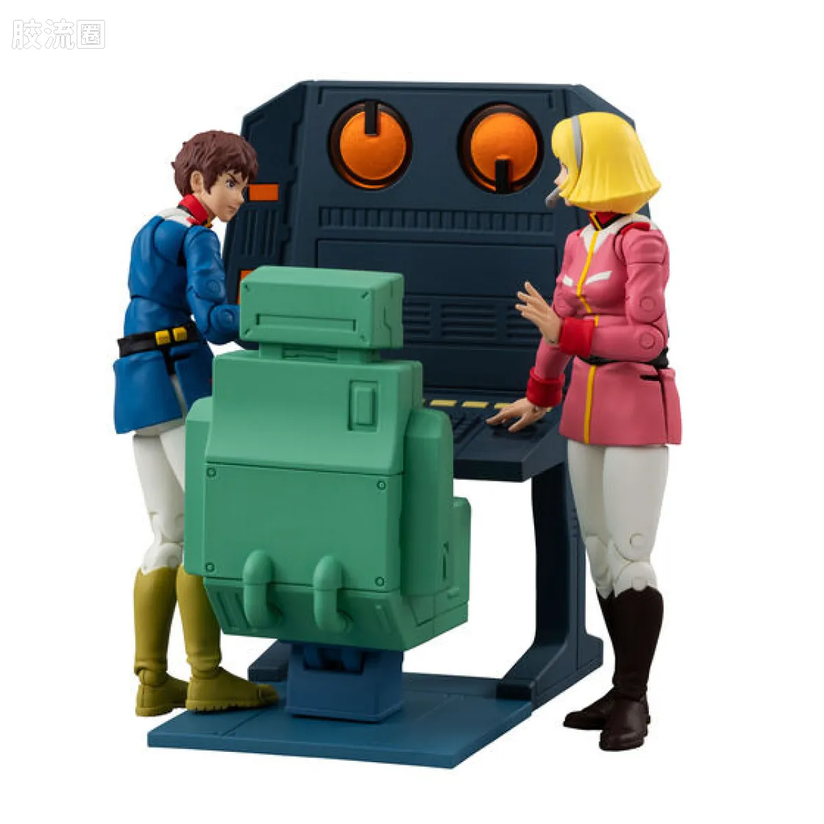 Mega House 手办系列 Gundam Military Generation COLLECTION EX 白色木马舰桥操作台套装 - 图片