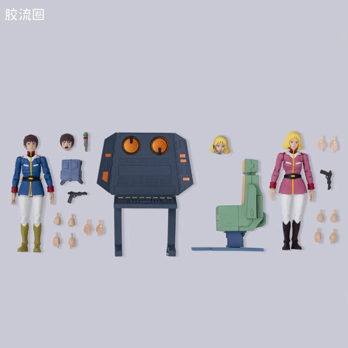 Mega House 手办系列 Gundam Military Generation COLLECTION EX 白色木马舰桥操作台套装 - 图片