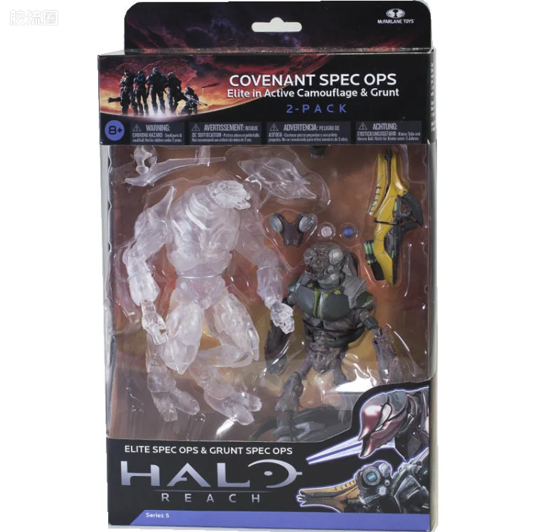 麦克法兰游戏与动画系列 HALO: REACH SERIES 5 – BOXED 2-PACKS COVENANT SPEC OPS