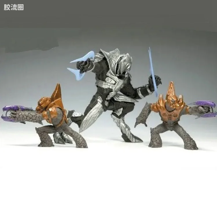 麦克法兰游戏与动画系列 光环战争 英雄典藏版 第2弹 COVENANT TROOPS (Silver and Bronze)