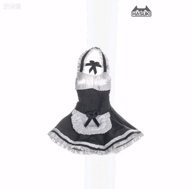 HASUKI-神猫跳动 手办与可动人形系列 服装套装 CS010 女仆装 三色 机娘服装包
