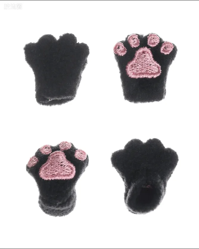 CS011猫爪 黑白两色 机娘配件包