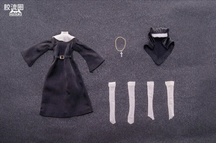 HASUKI-神猫跳动 手办与可动人形系列 服装套装 CS018 修女服B 机娘服装包