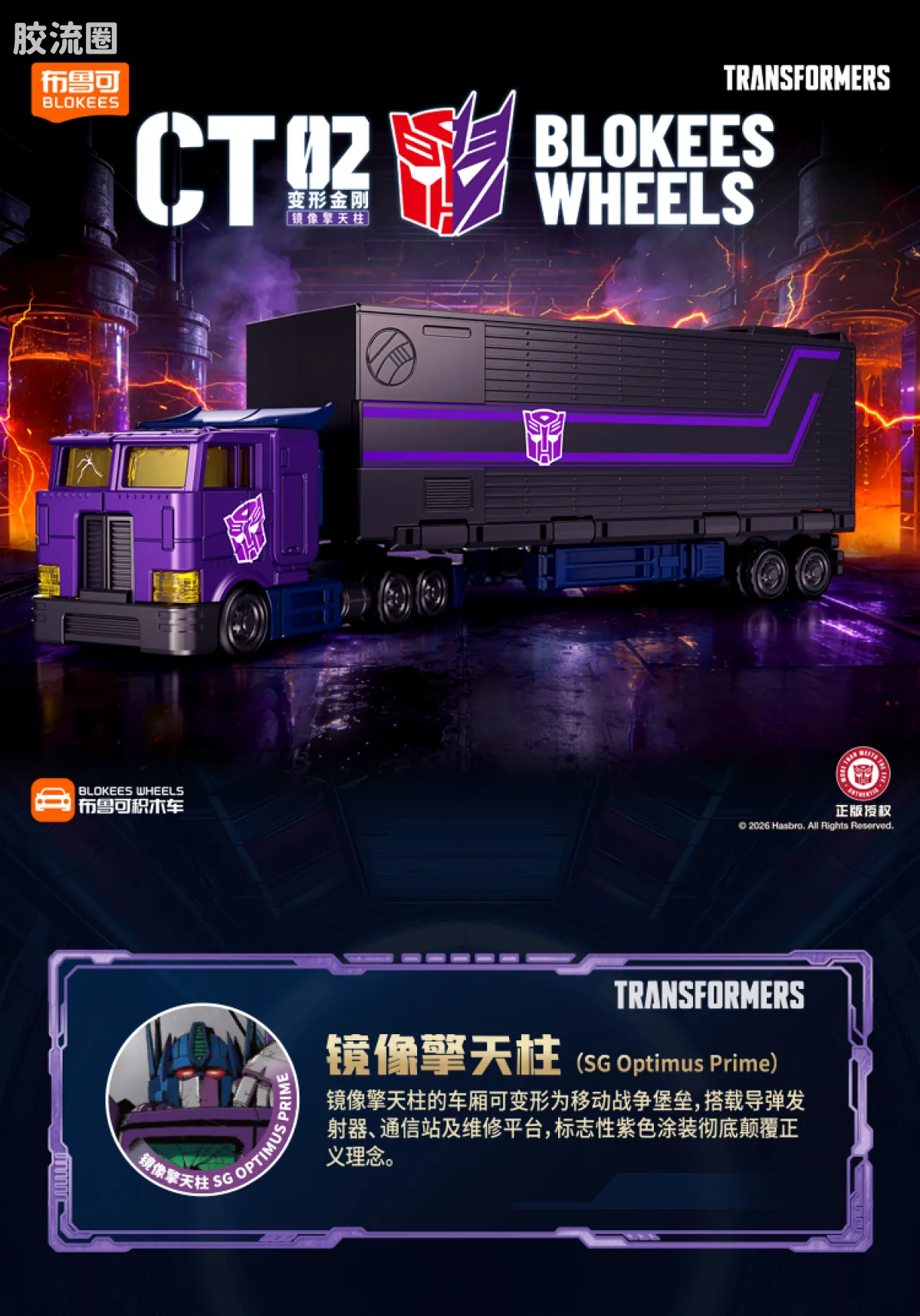 布鲁可变形金刚 其他 CT02 镜像擎天柱 - 图片