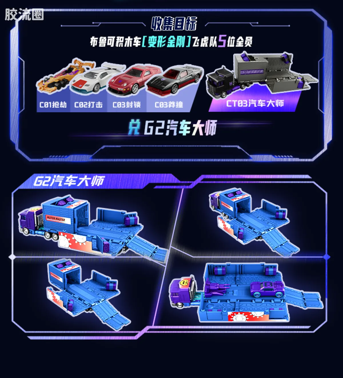 布鲁可变形金刚 端盒 CT03-汽车大师 - 图片