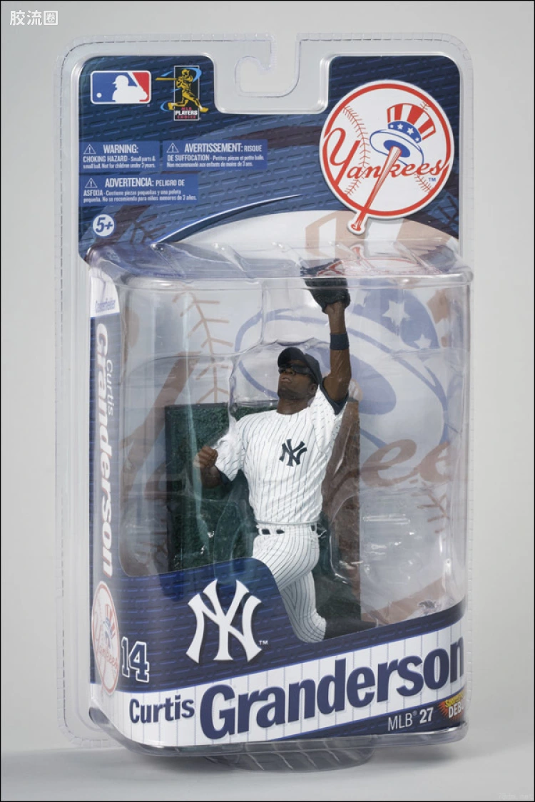 麦克法兰MLB棒球系列玩具 第27代 CURTIS GRANDERSON