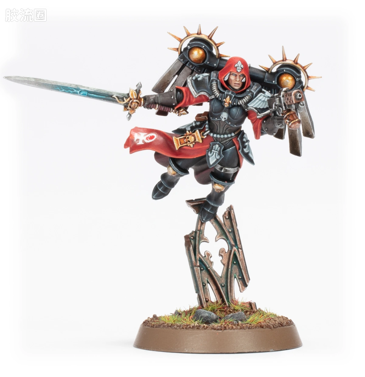 战锤40K Adepta Sororitas 修女会 10版 跳跃背包大修女 - 图片