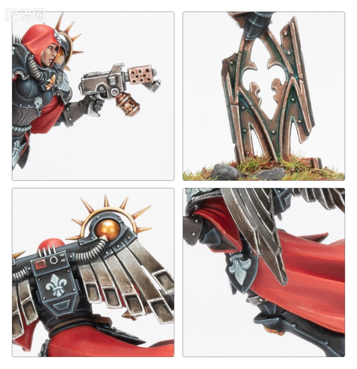 战锤40K Adepta Sororitas 修女会 10版 跳跃背包大修女 - 图片