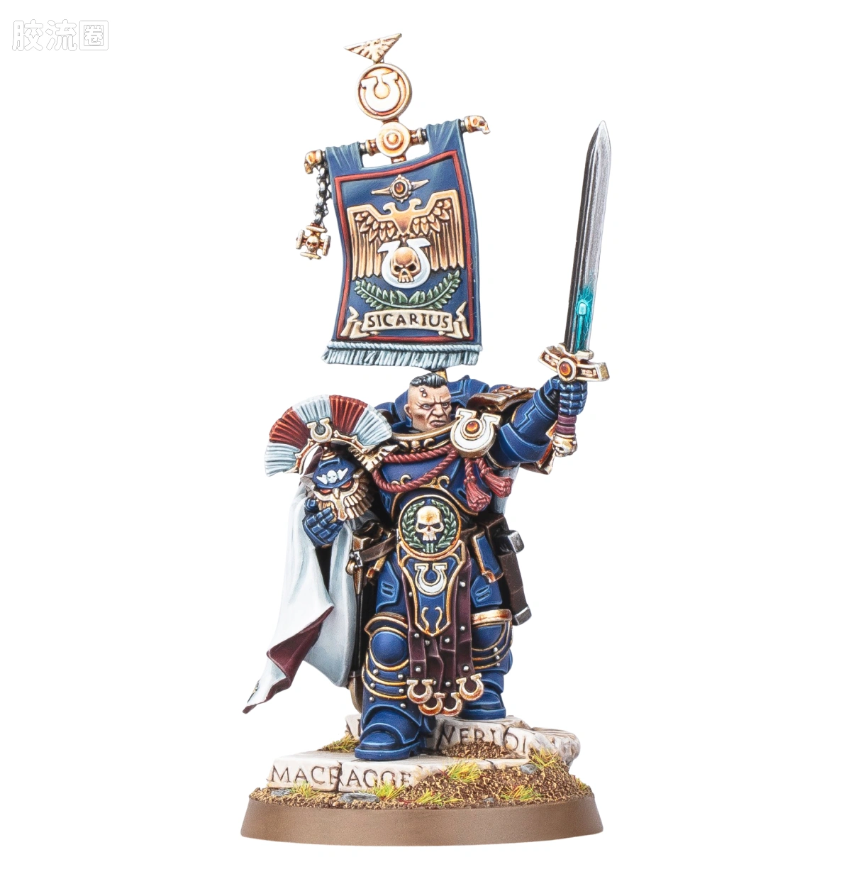 战锤40K Ultramarines 极限战士 10版 常胜荣誉卫队连长 卡托·西卡留斯 - 图片