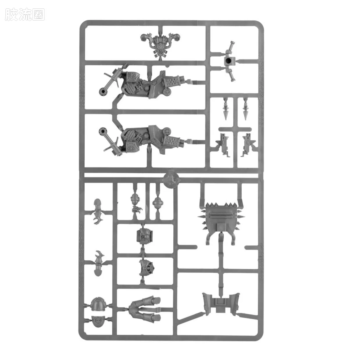 战锤40K Chaos Space Marines 混沌星际战士 混沌摩托小队 - 图片
