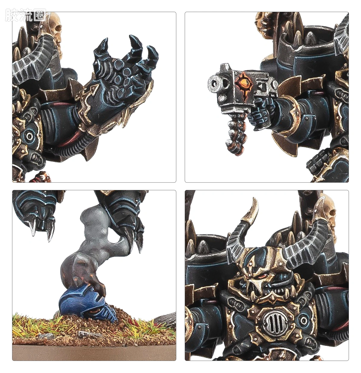战锤40K Chaos Space Marines 混沌星际战士 10版 跳跃背包混沌领主 - 图片