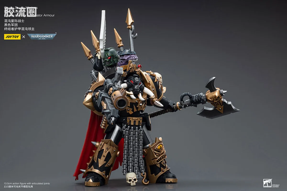 JOYTOY x 战锤40K 混沌势力 混沌领主终结者 黑色军团 - 图片