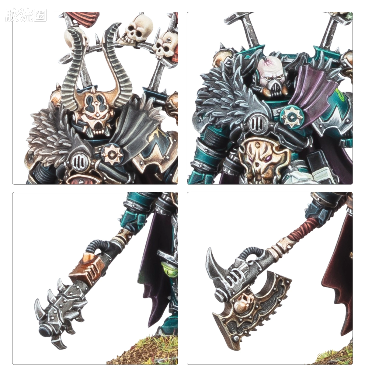 战锤40K Chaos Space Marines 混沌星际战士 10版 混沌领主 - 图片