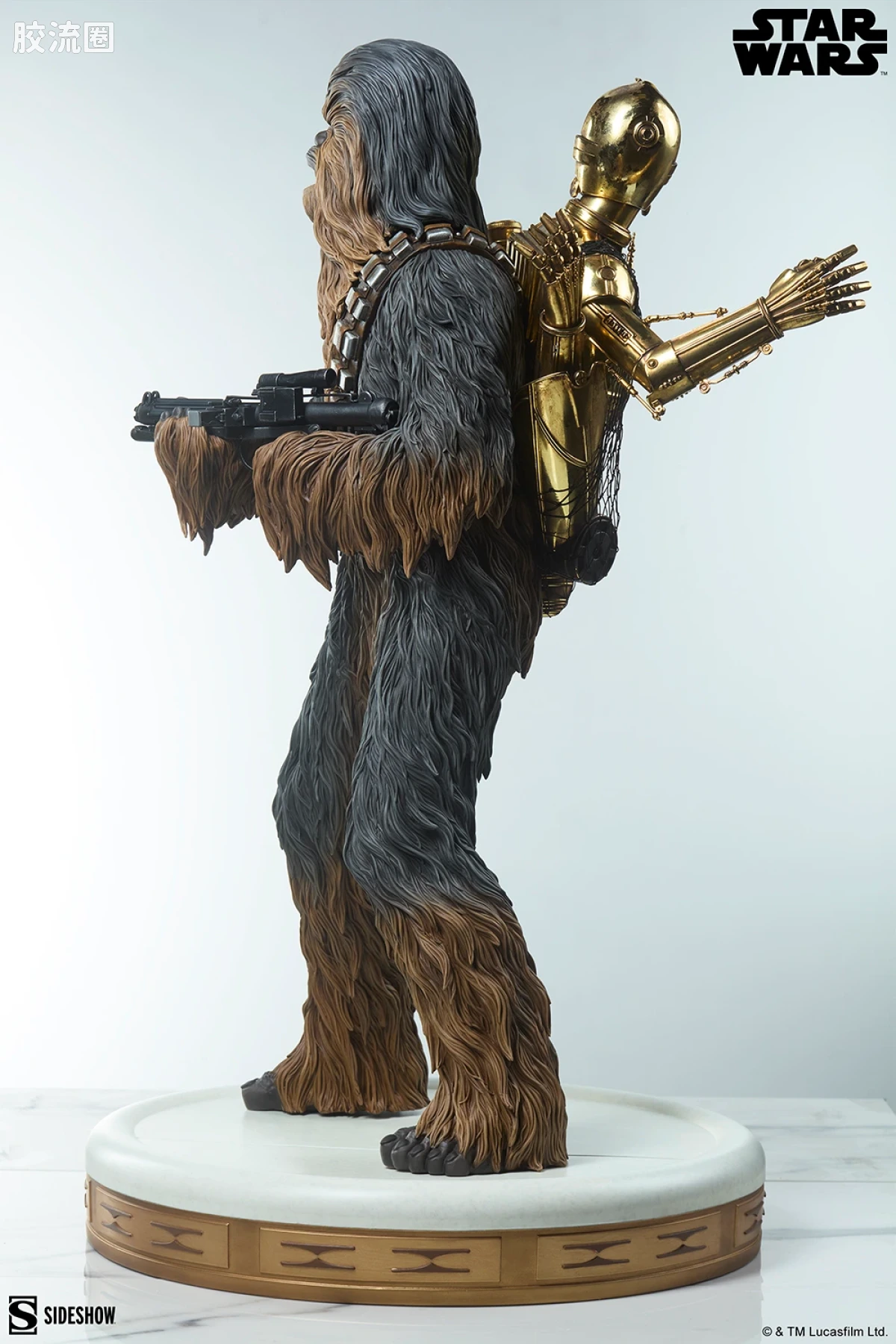 sideshow静态模型系列 Premium Format Chewbacca™ and C-3PO™ - 图片