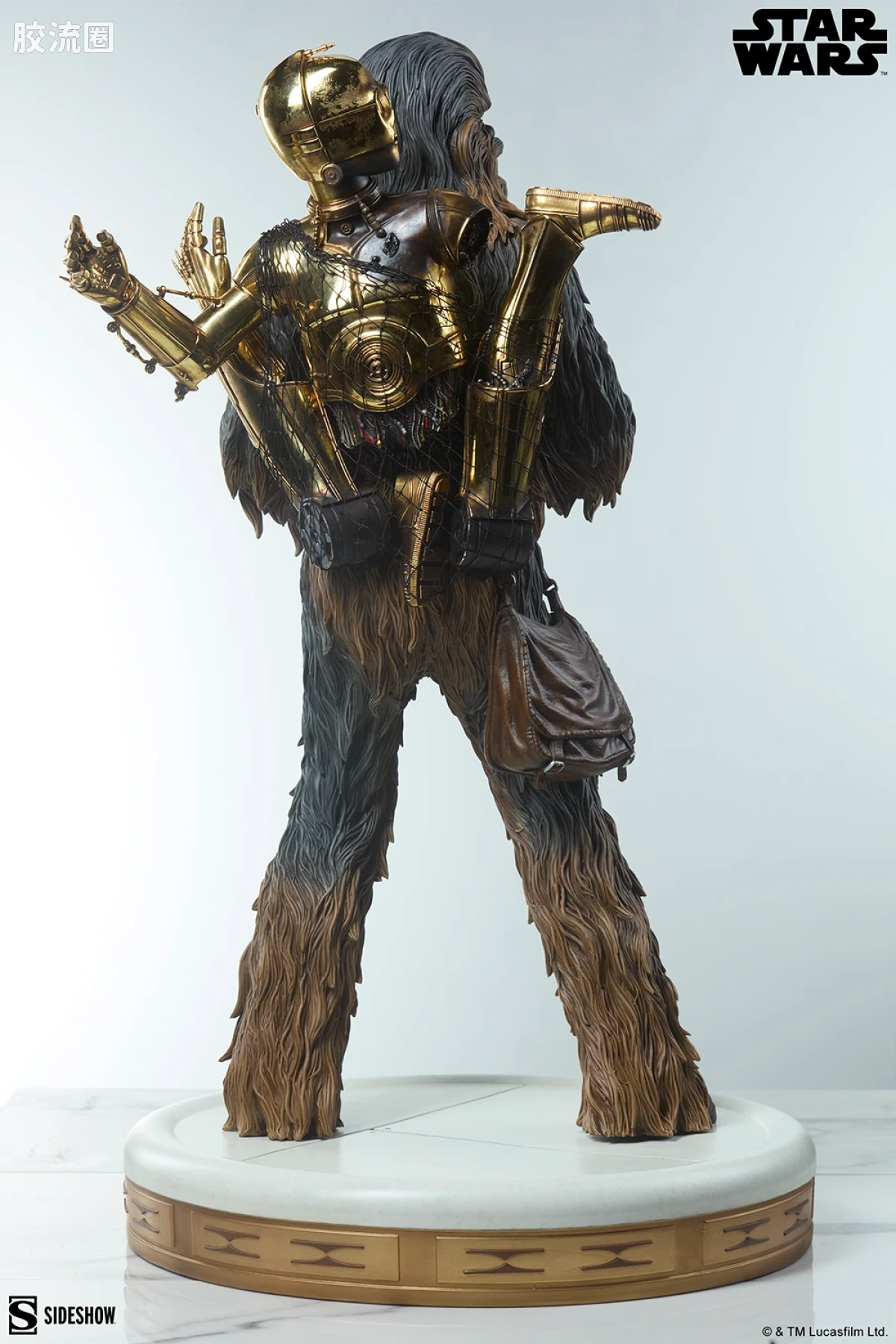 sideshow静态模型系列 Premium Format Chewbacca™ and C-3PO™ - 图片