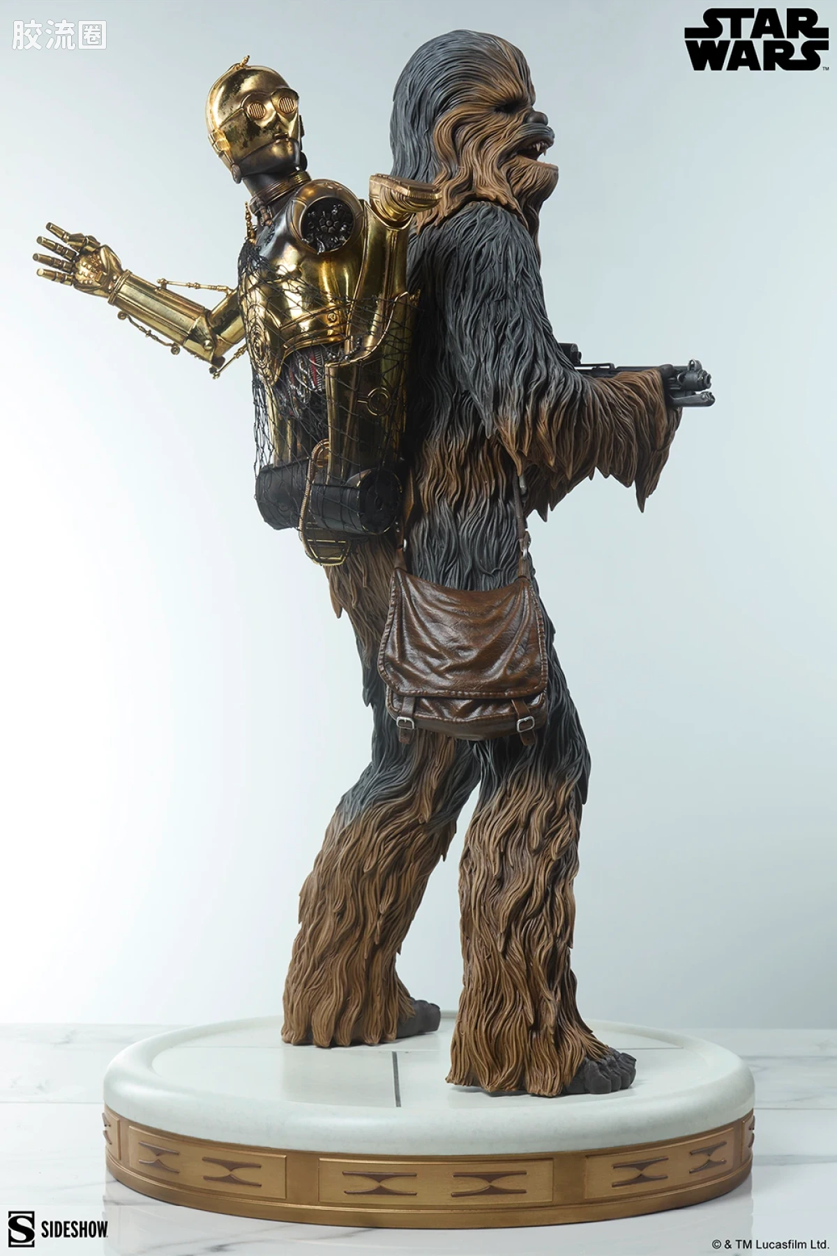 sideshow静态模型系列 Premium Format Chewbacca™ and C-3PO™ - 图片