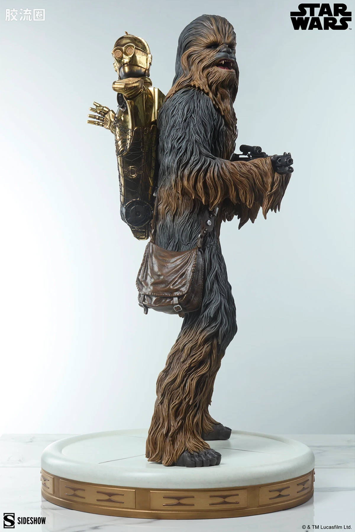 sideshow静态模型系列 Premium Format Chewbacca™ and C-3PO™ - 图片