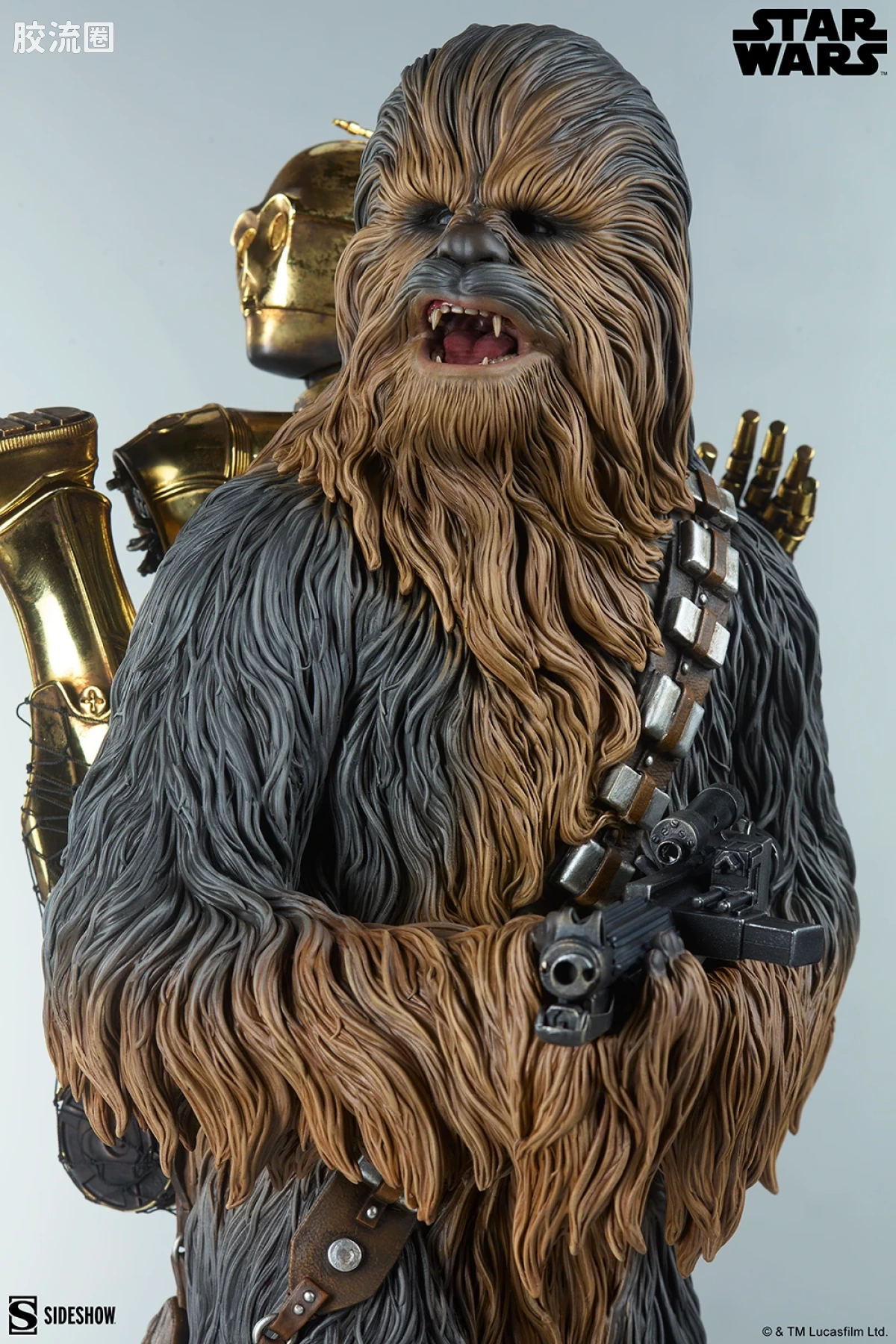 sideshow静态模型系列 Premium Format Chewbacca™ and C-3PO™ - 图片