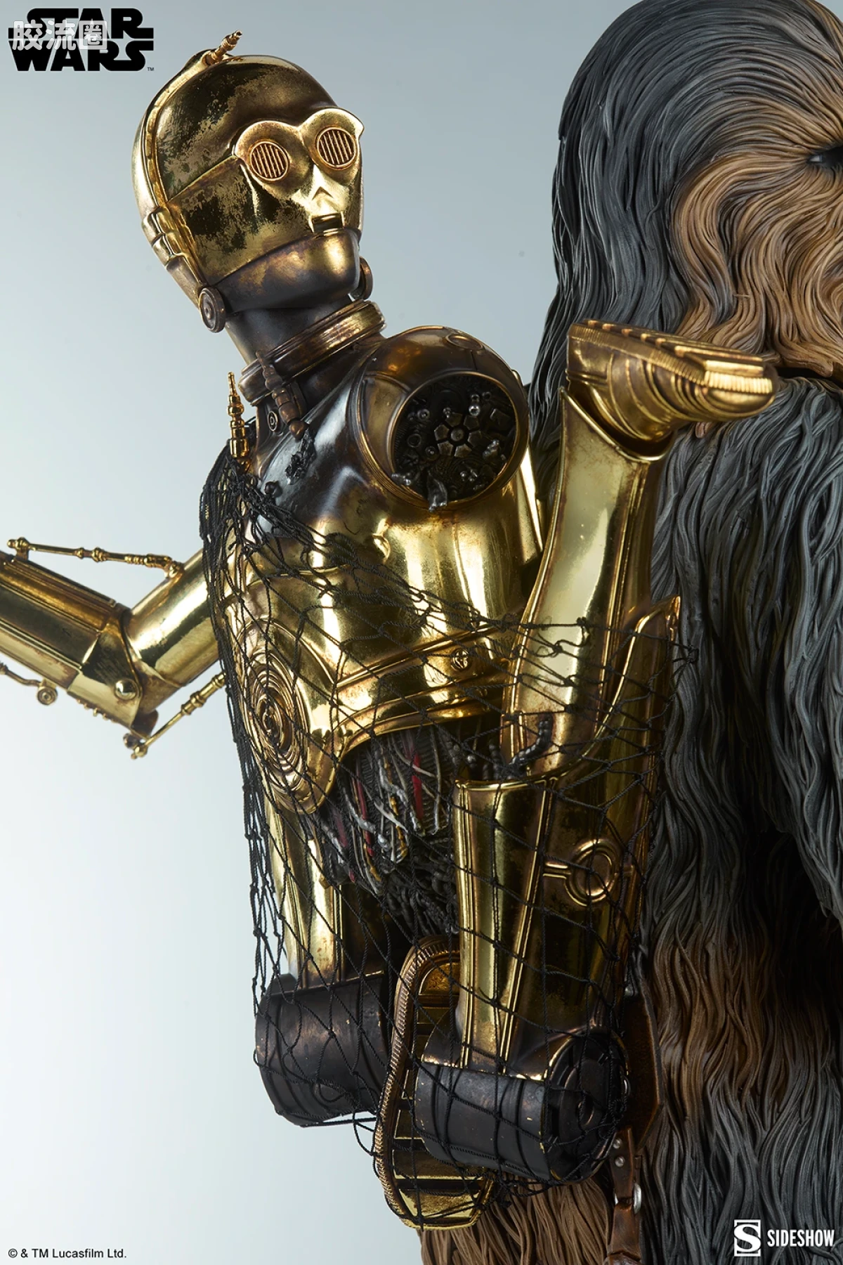 sideshow静态模型系列 Premium Format Chewbacca™ and C-3PO™ - 图片
