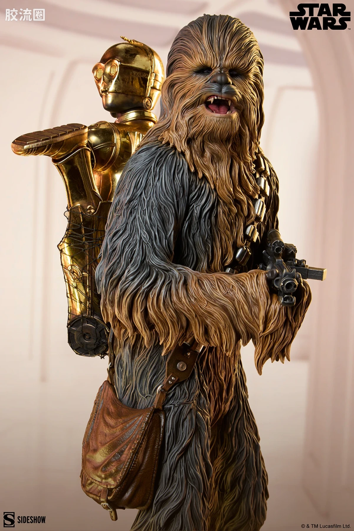 sideshow静态模型系列 Premium Format Chewbacca™ and C-3PO™ - 图片