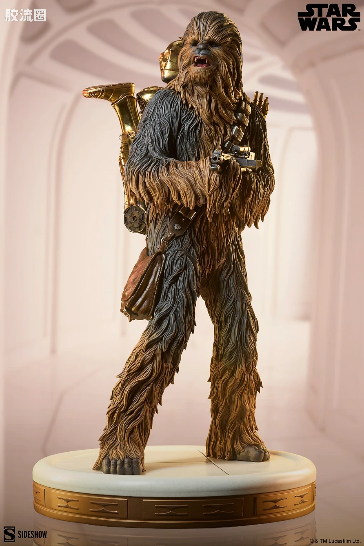 sideshow静态模型系列 Premium Format Chewbacca™ and C-3PO™ - 图片