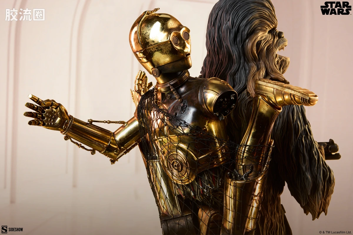 sideshow静态模型系列 Premium Format Chewbacca™ and C-3PO™ - 图片