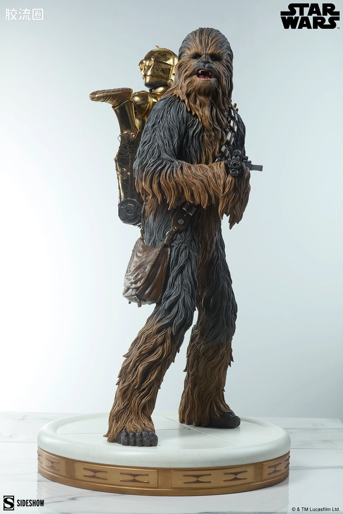 sideshow静态模型系列 Premium Format Chewbacca™ and C-3PO™ - 图片