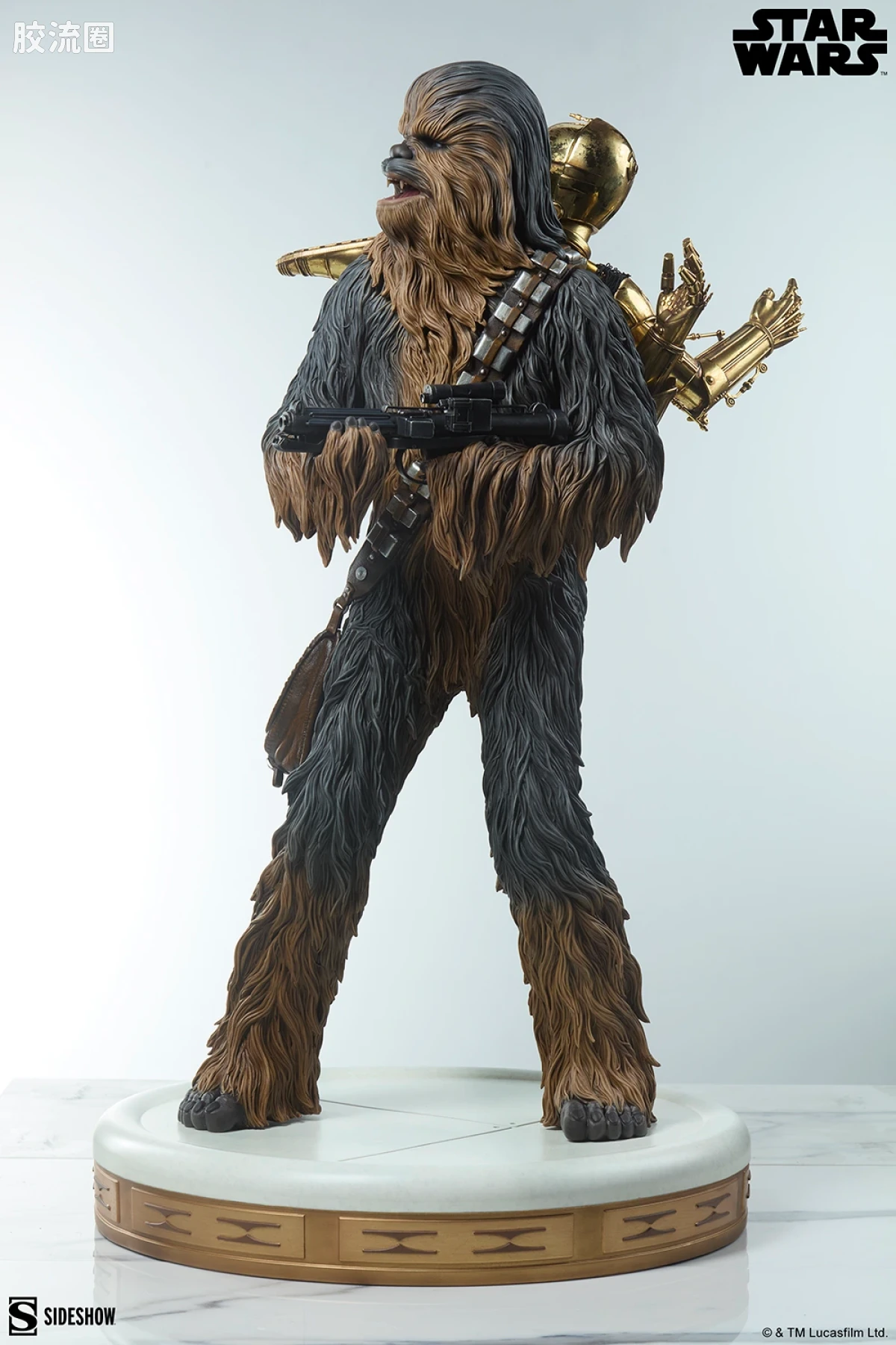 sideshow静态模型系列 Premium Format Chewbacca™ and C-3PO™ - 图片