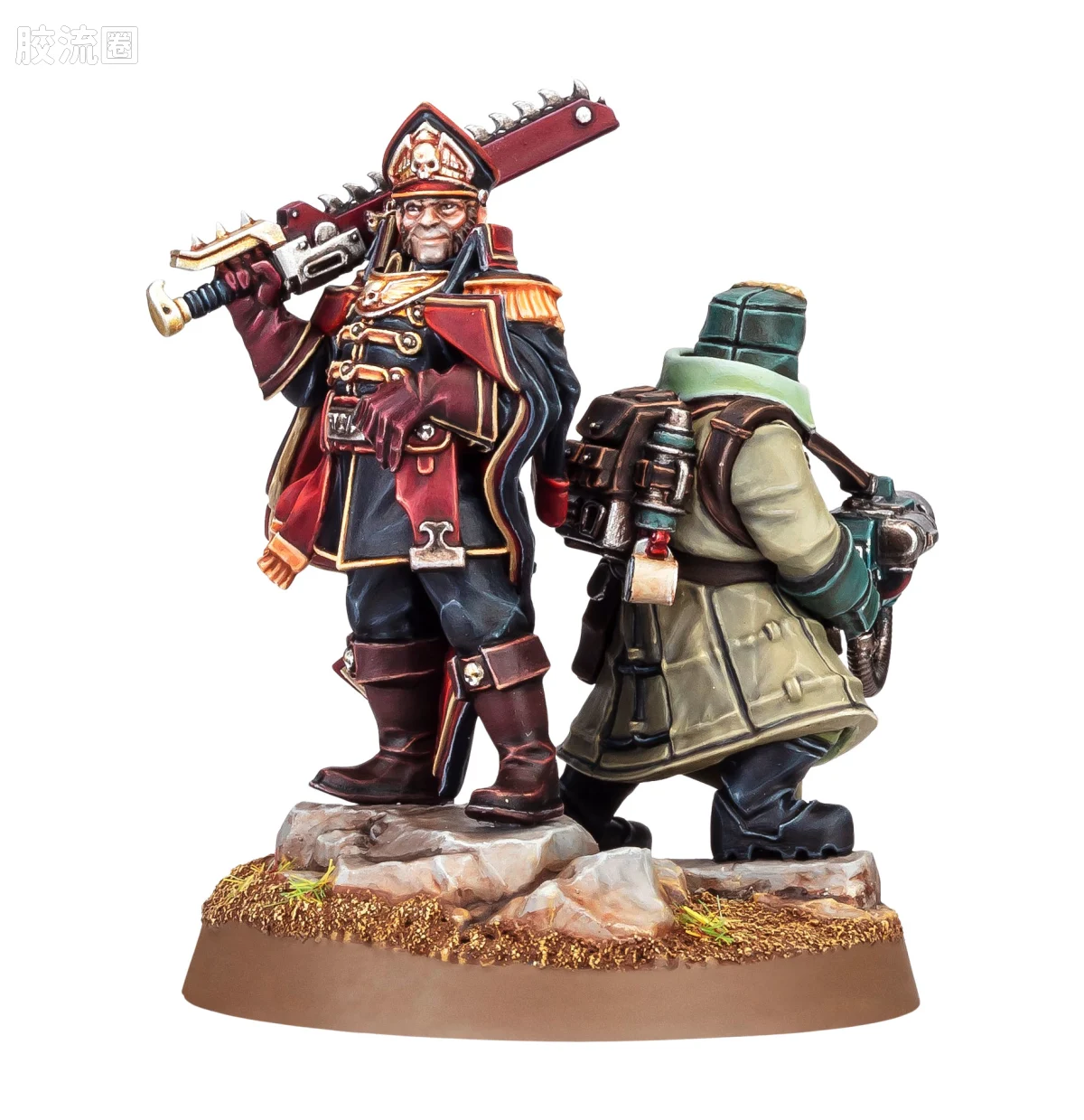 战锤40K Astra Militarum 星界军 10版 政委凯恩 - 图片