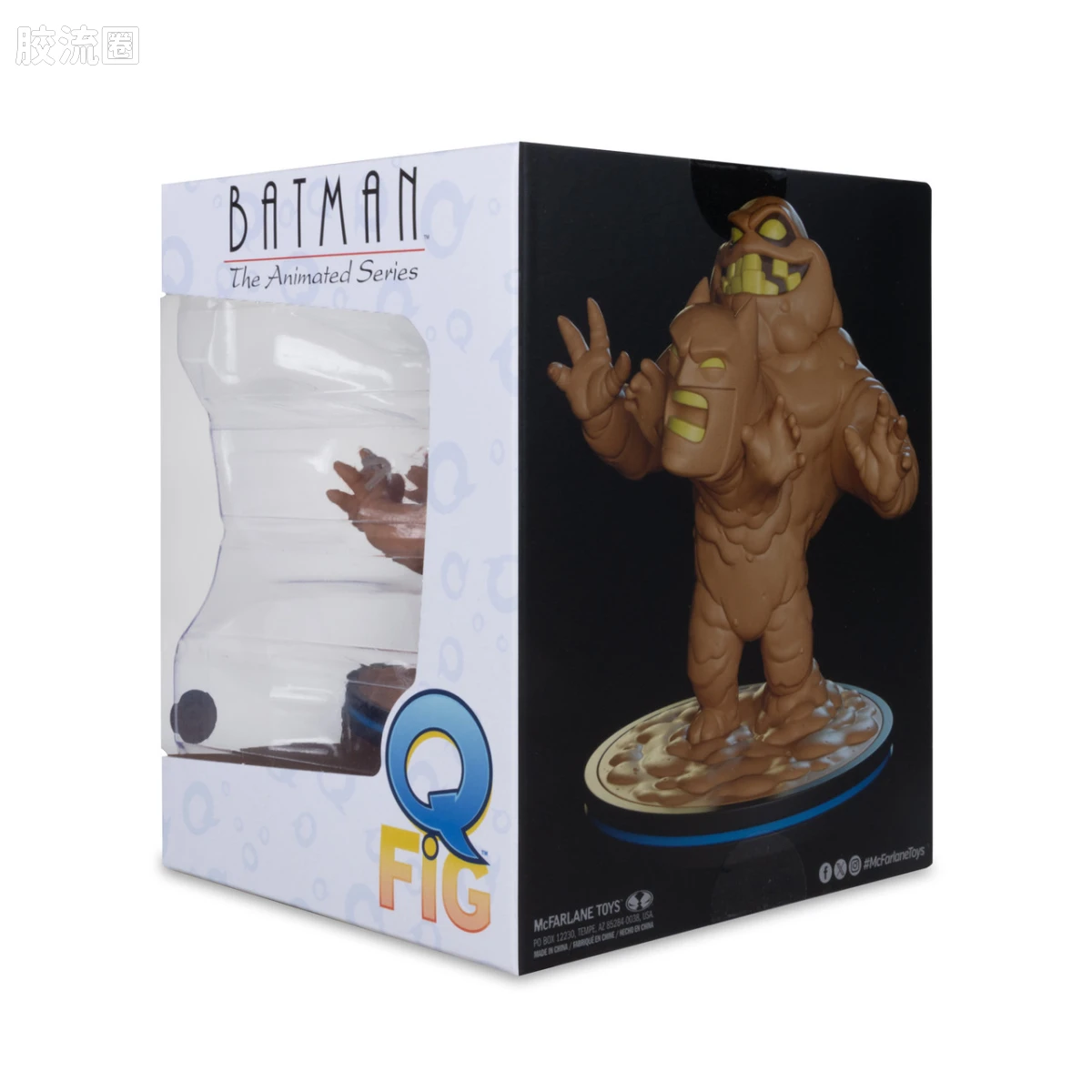 麦克法兰 DC多元宇宙/DC Direct 可动人偶系列 Q-Fig 泥面人 (蝙蝠侠：动画系列) - 图片