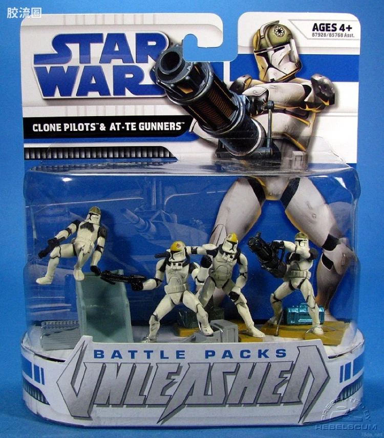 星球大战 UNLEASHED 2008版 战斗包 Clone Pilots & AT-TE Gunners
