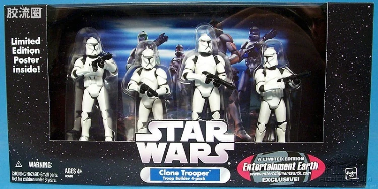 星球大战 原始三部曲收藏 套装版 Clone Trooper Troop Builder 4-Pack