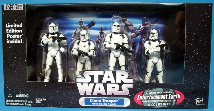 Clone Trooper Troop Builder 4-Pack (Battle Damage)