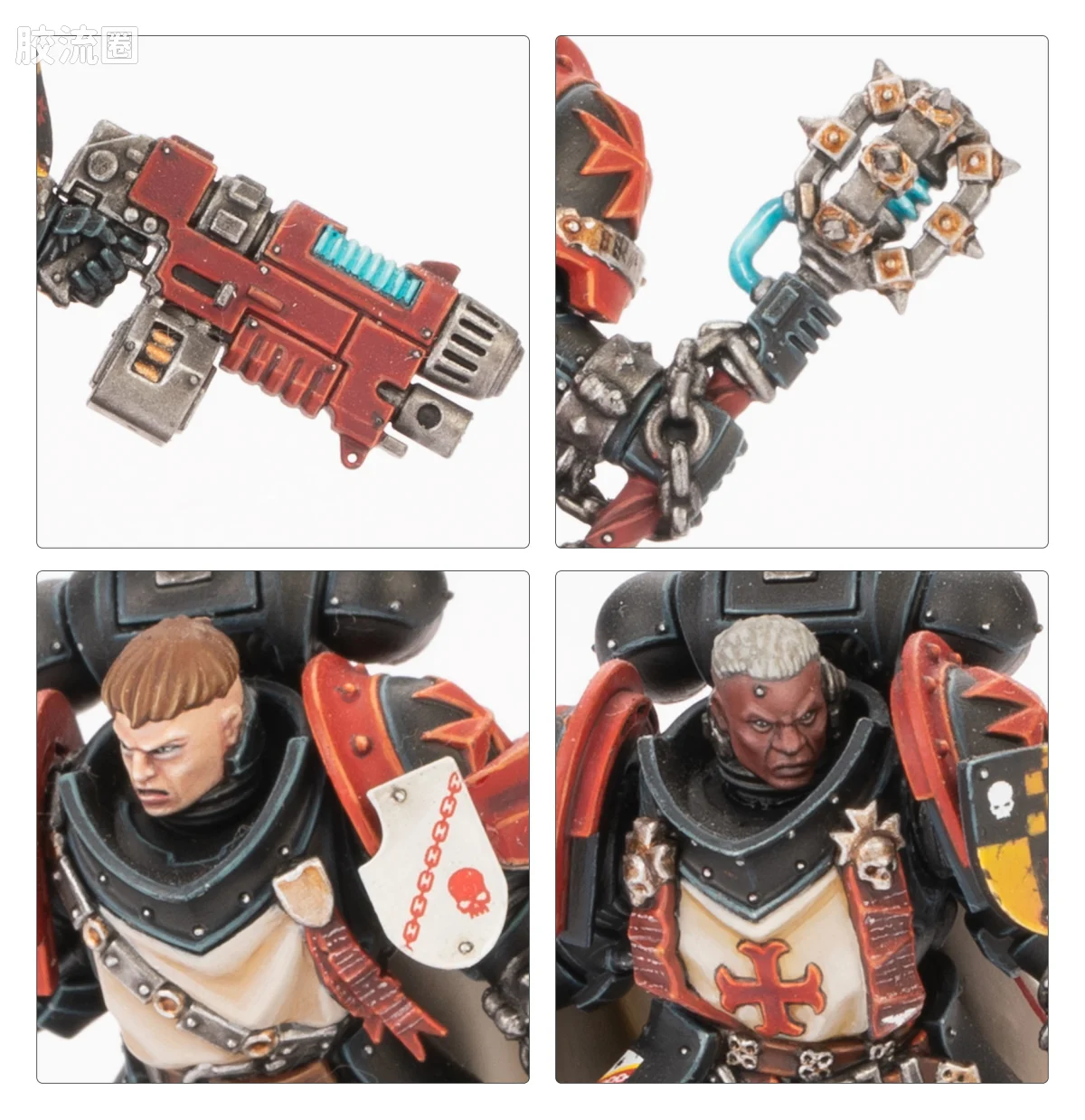 战锤40K Black Templars 黑色圣堂 战斗巡逻队：黑色圣堂 - 图片