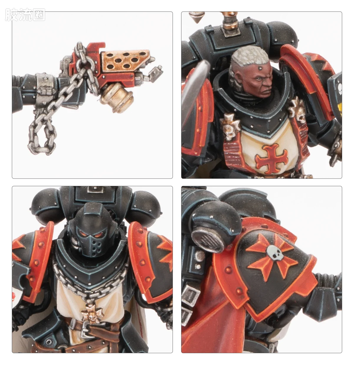 战锤40K Black Templars 黑色圣堂 战斗巡逻队：黑色圣堂 - 图片