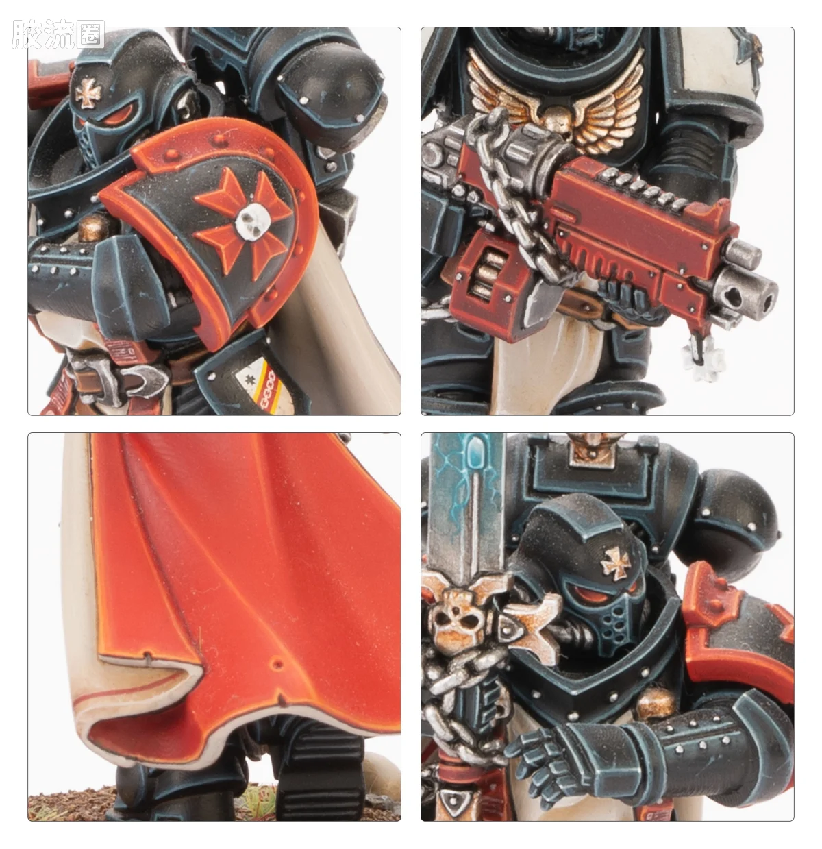 战锤40K Black Templars 黑色圣堂 战斗巡逻队：黑色圣堂 - 图片