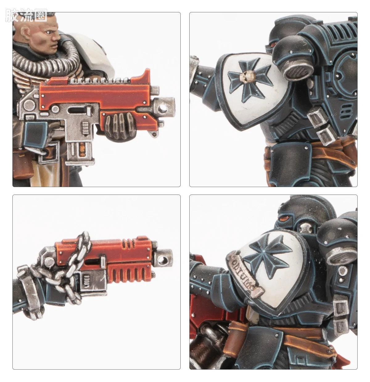 战锤40K Black Templars 黑色圣堂 战斗巡逻队：黑色圣堂 - 图片