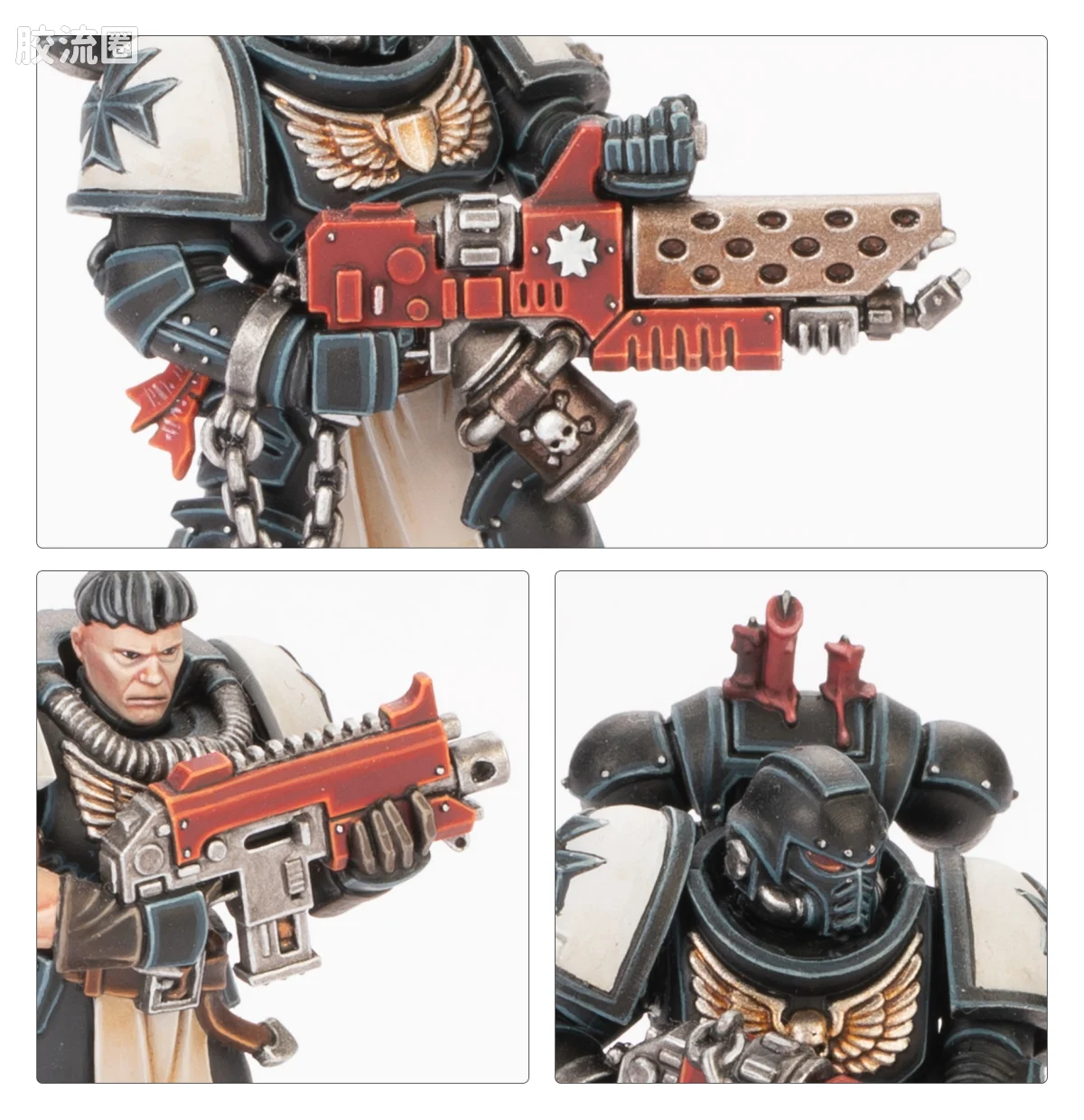 战锤40K Black Templars 黑色圣堂 战斗巡逻队：黑色圣堂 - 图片