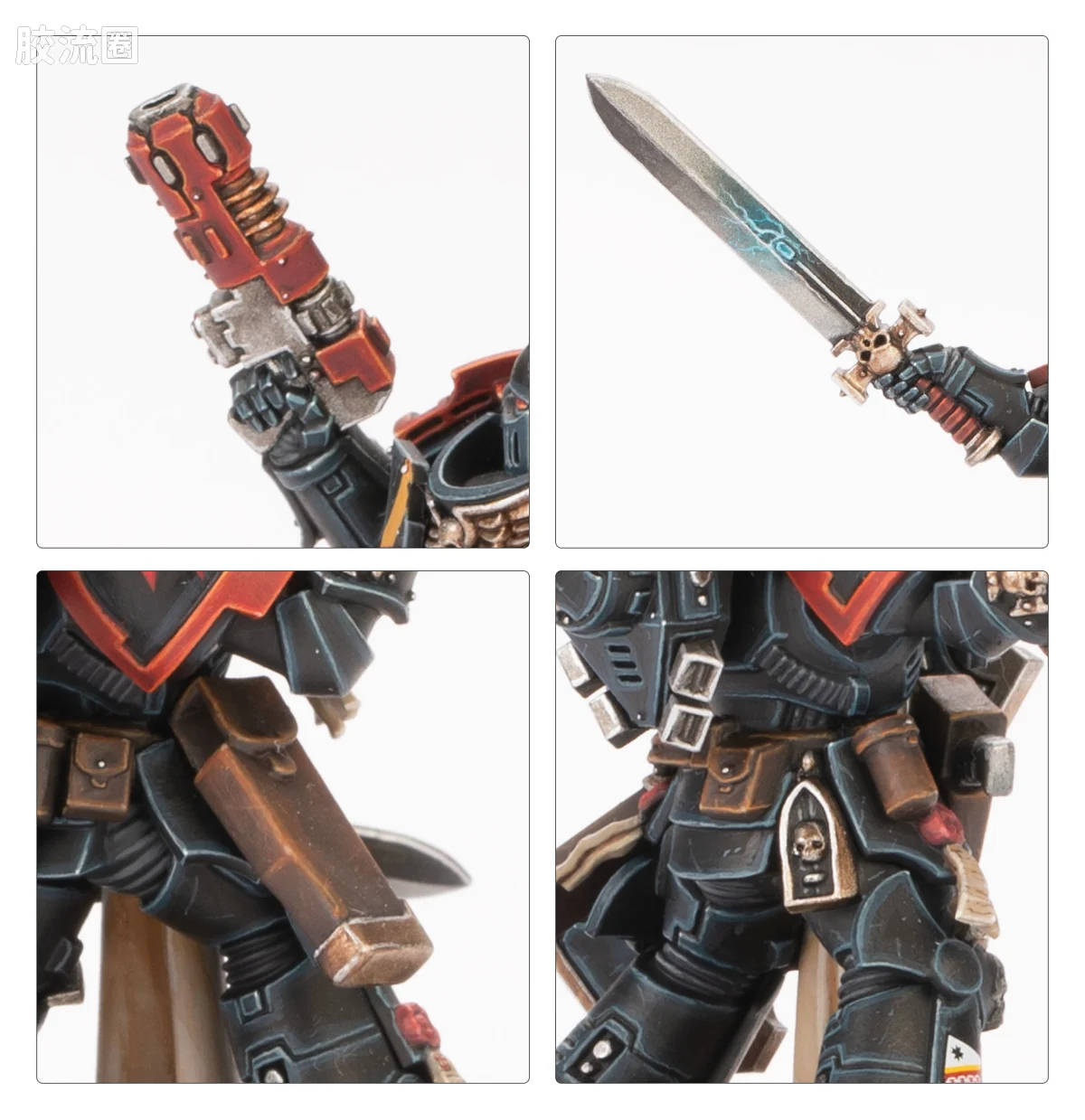 战锤40K Black Templars 黑色圣堂 战斗巡逻队：黑色圣堂 - 图片