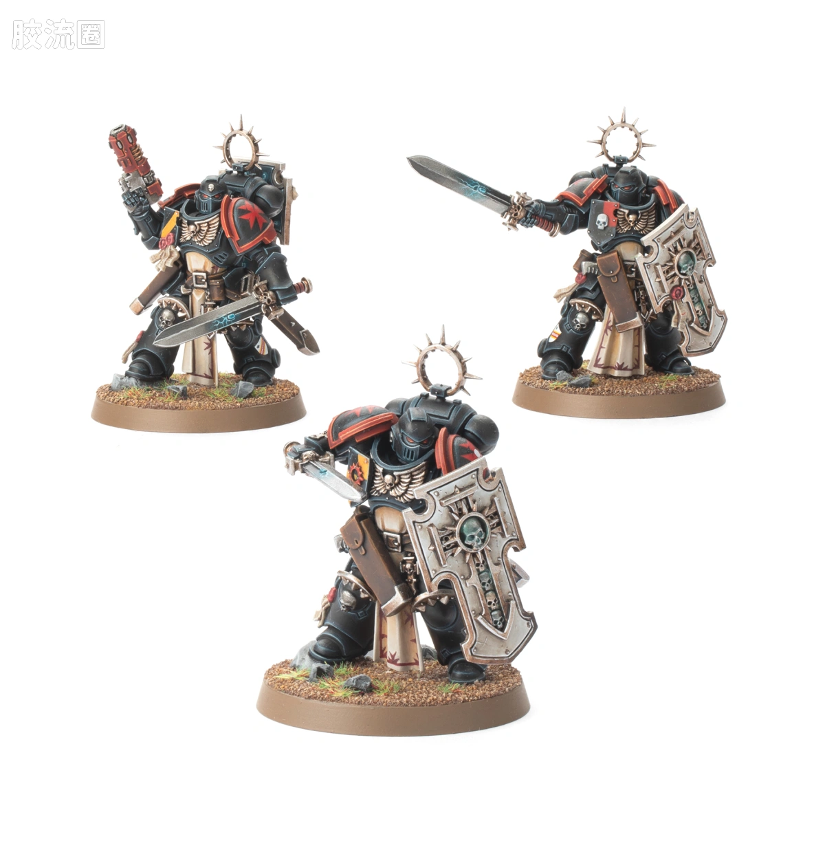 战锤40K Black Templars 黑色圣堂 战斗巡逻队：黑色圣堂 - 图片