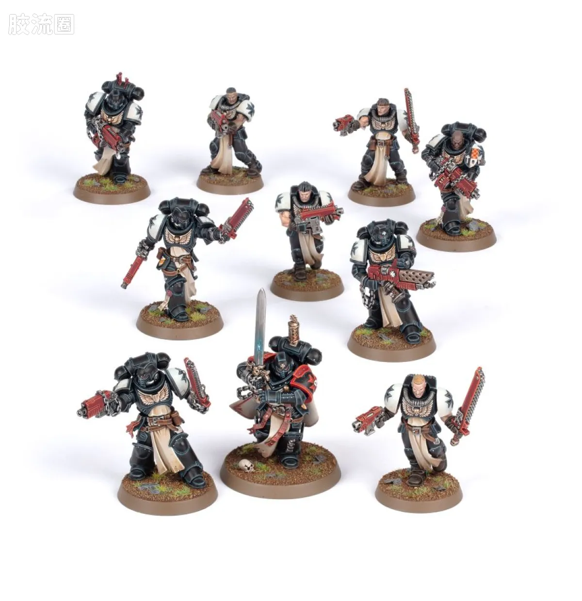 战锤40K Black Templars 黑色圣堂 战斗巡逻队：黑色圣堂 - 图片