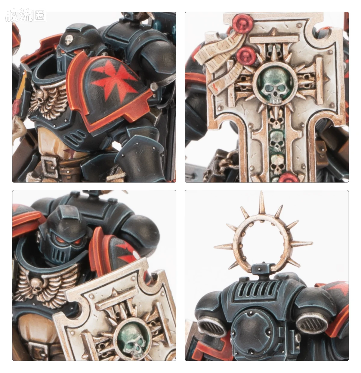 战锤40K Black Templars 黑色圣堂 战斗巡逻队：黑色圣堂 - 图片