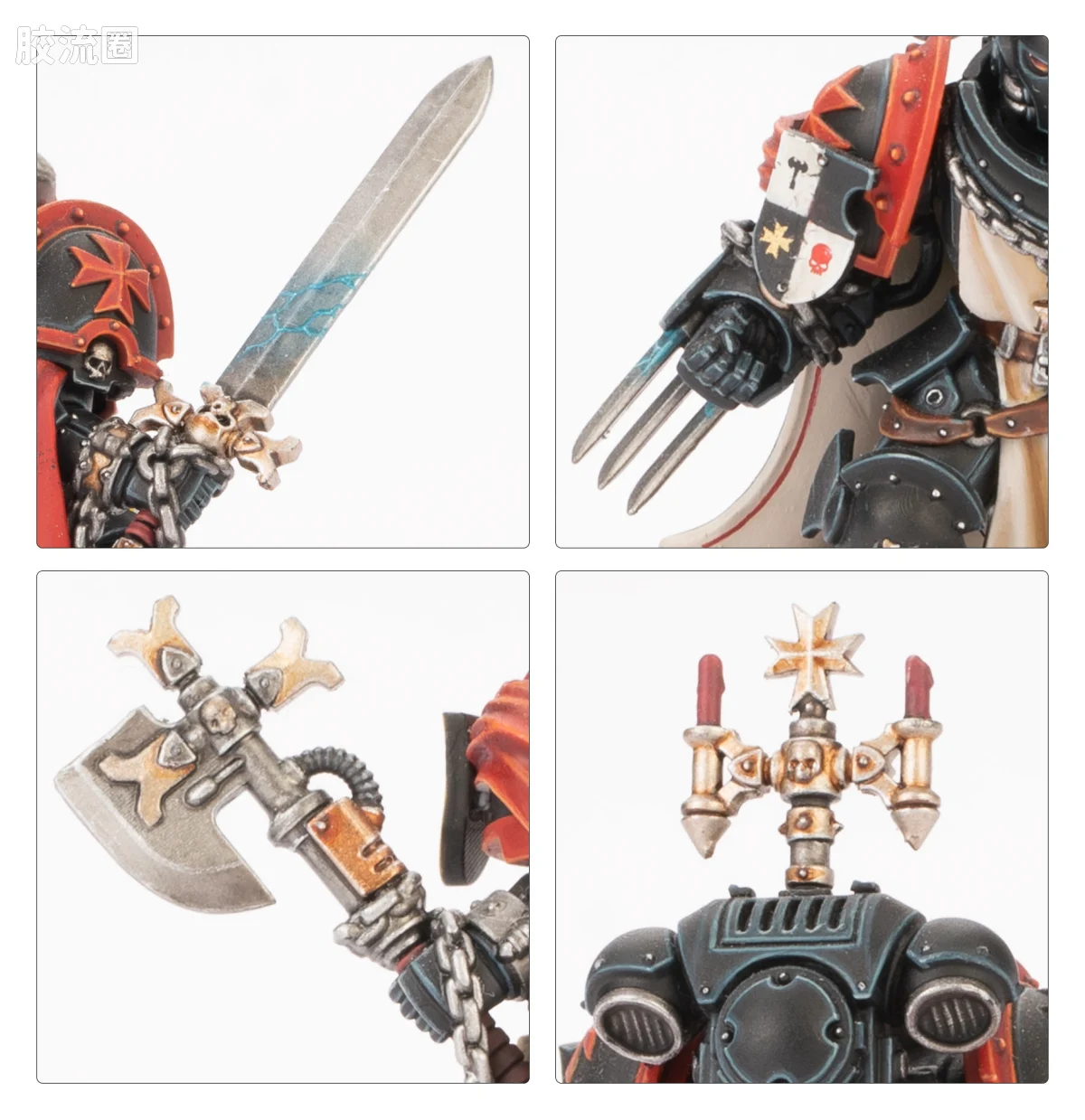 战锤40K Black Templars 黑色圣堂 战斗巡逻队：黑色圣堂 - 图片