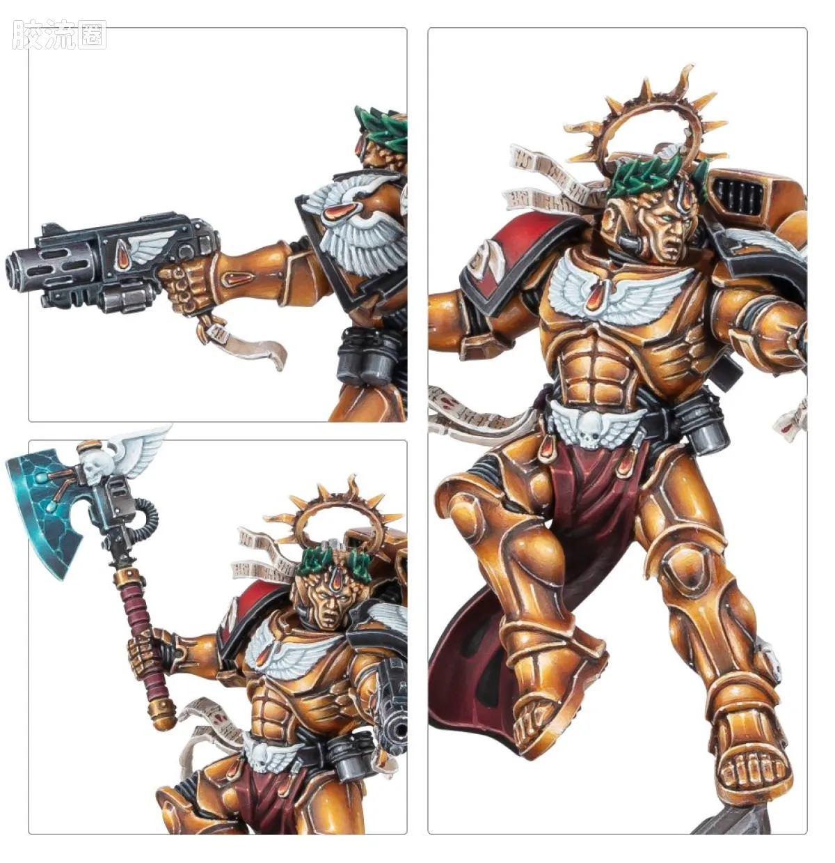 战锤40K Blood Angels 圣血天使 9版 战团长 但丁指挥官 - 图片