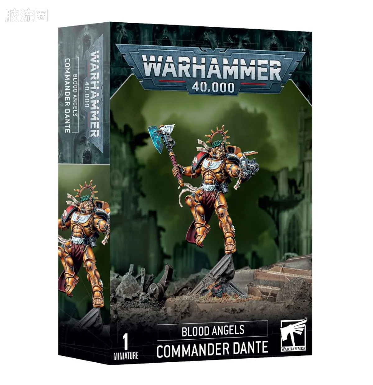 战锤40K Blood Angels 圣血天使 9版 战团长 但丁指挥官 - 图片