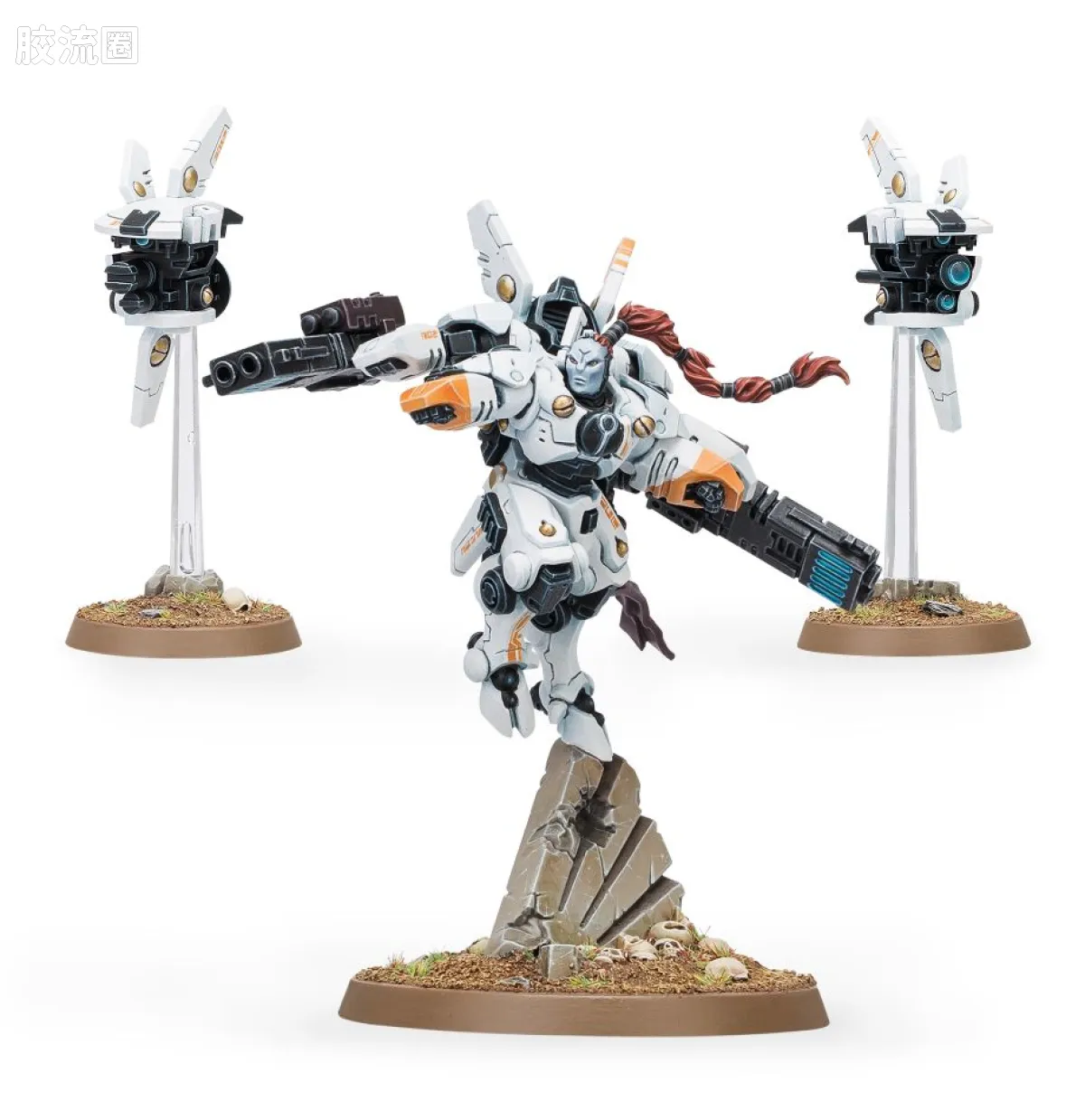 战锤40K T'au Empire 钛帝国 8版 指挥官影阳 - 图片