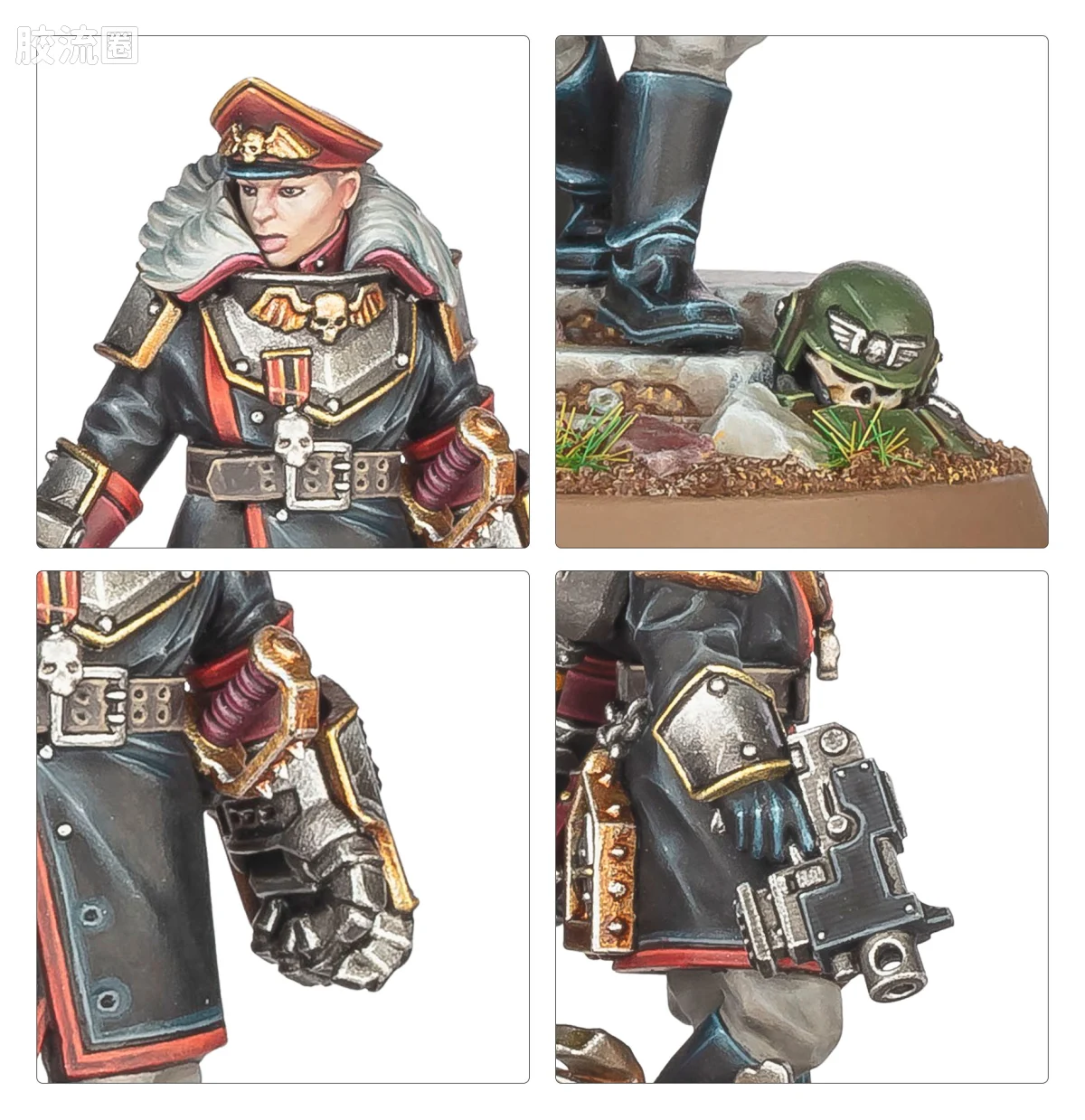 战锤40K Astra Militarum 星界军 10版 政委格雷夫斯 - 图片