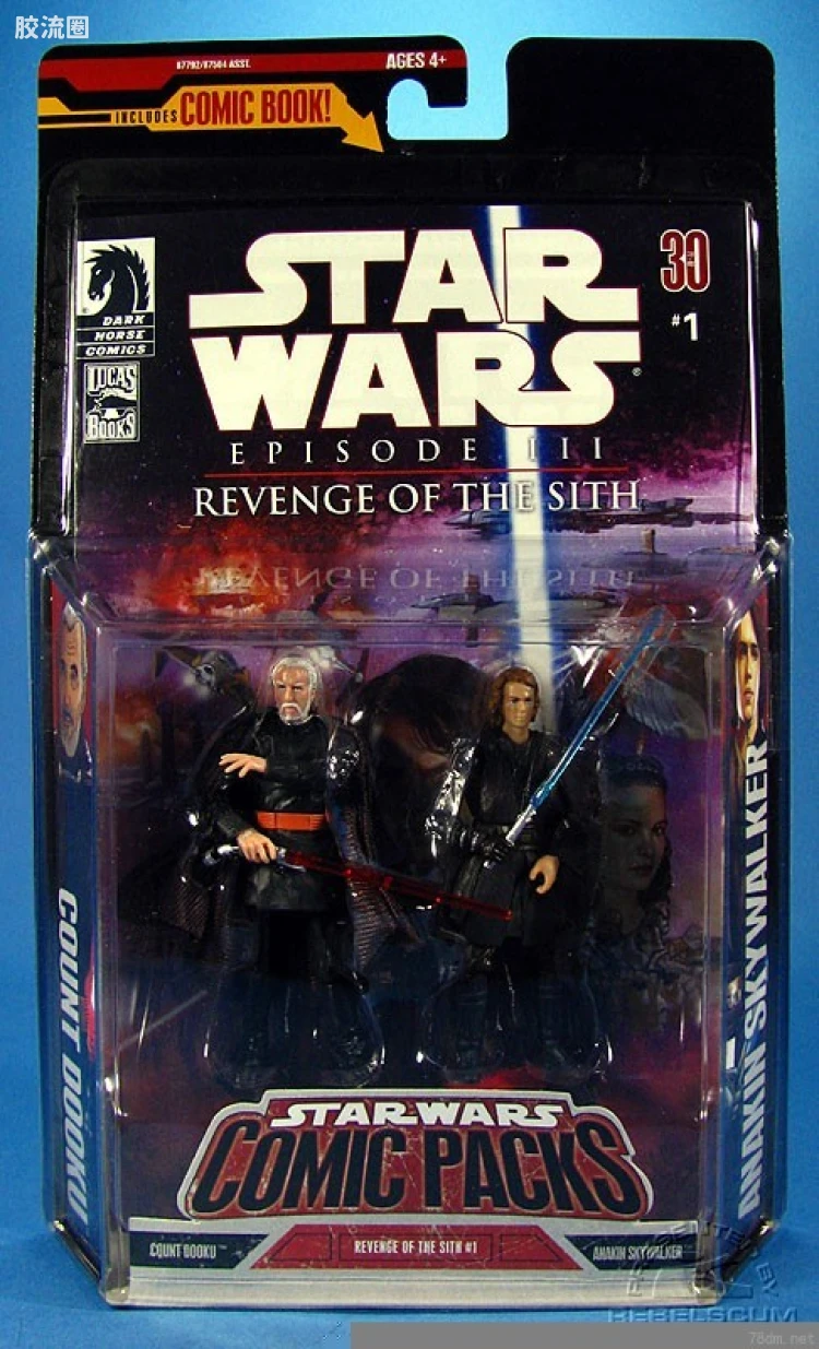 星球大战 30周年收藏 漫画版 Count Dooku & Anakin Skywalker (Revenge of the Sith)